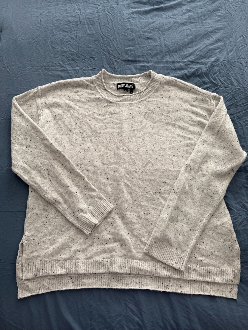 DKNY Jeans Heather Gray Crewneck Sweater